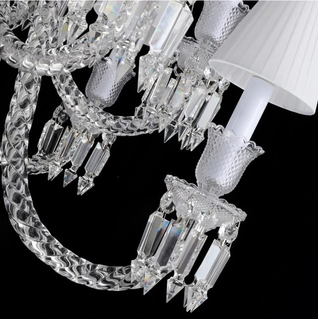 ROYAL CREST 6LS CHANDELIER CRM