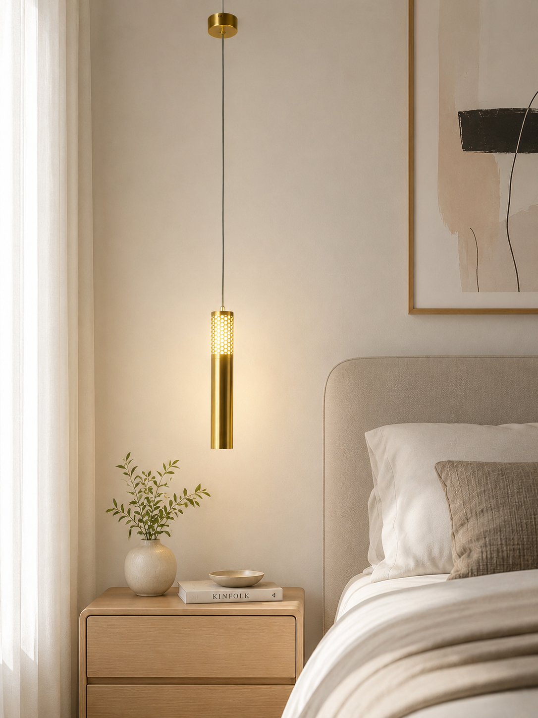 Pulse Hanging Light Gold