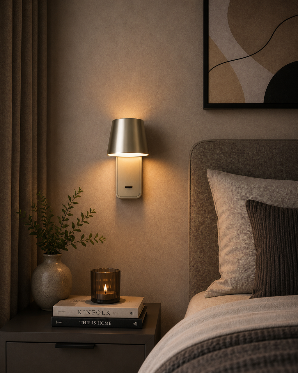 Aura Wall Lamp Champagne Gold