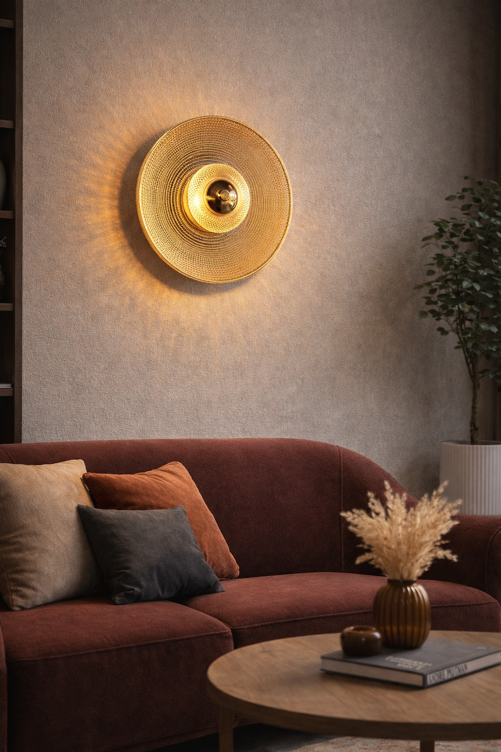 ORION WALL LIGHT 1LS AMBER