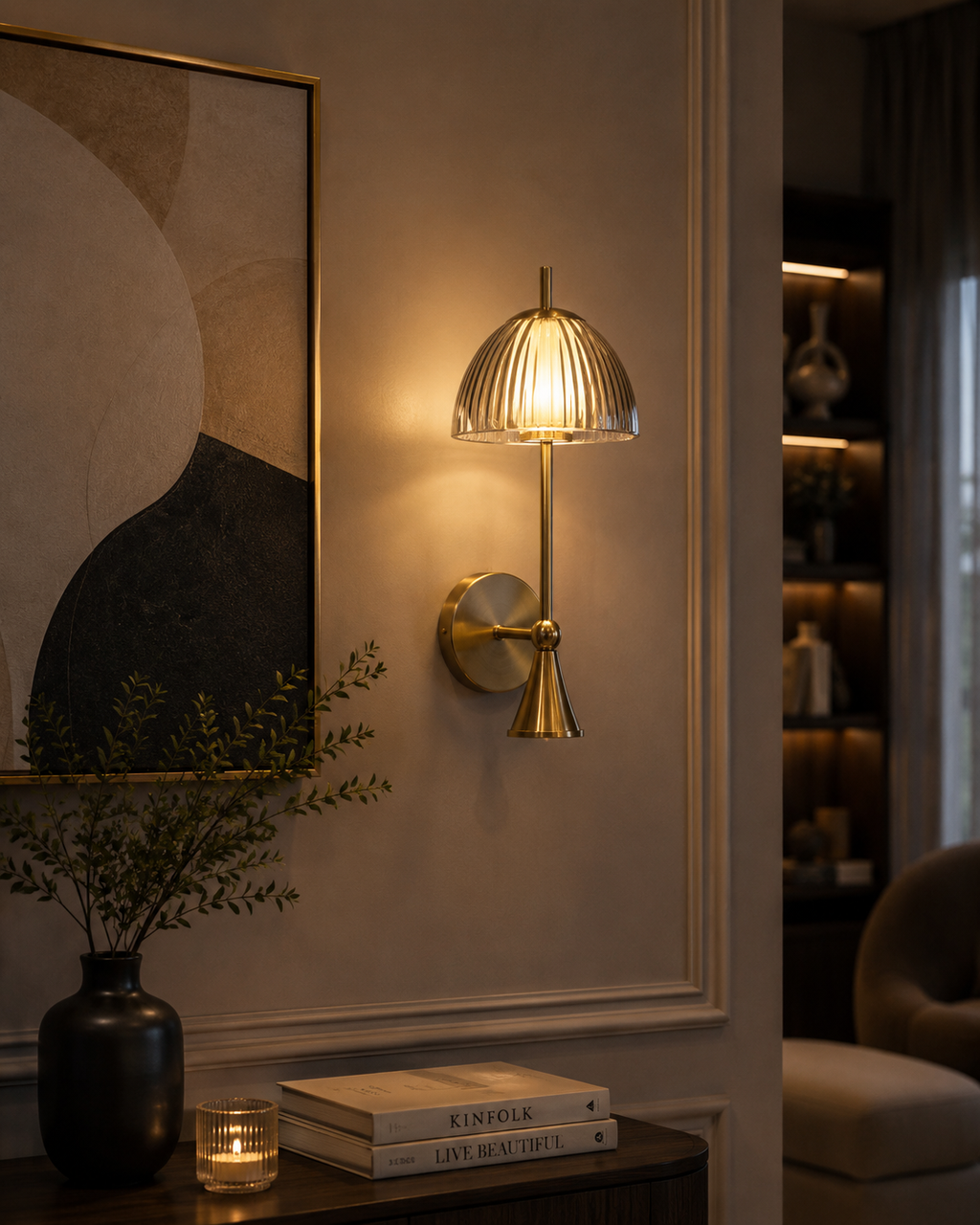 Luma Wall Lamp Smoke