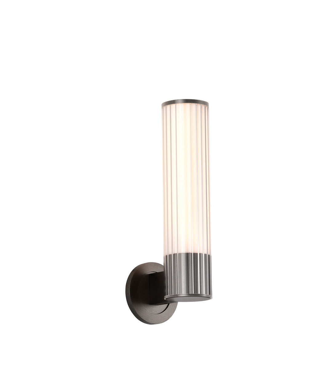 FLUTE WALL LAMP METALLIC