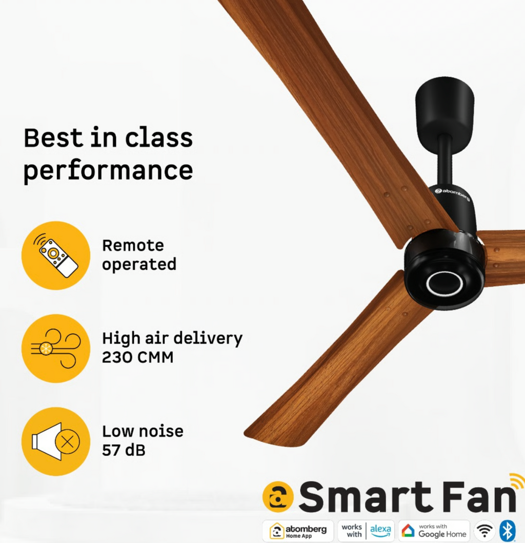 Renesa Elite Smart Ceiling Fan | BLDC Motor with Remote | 1200mm