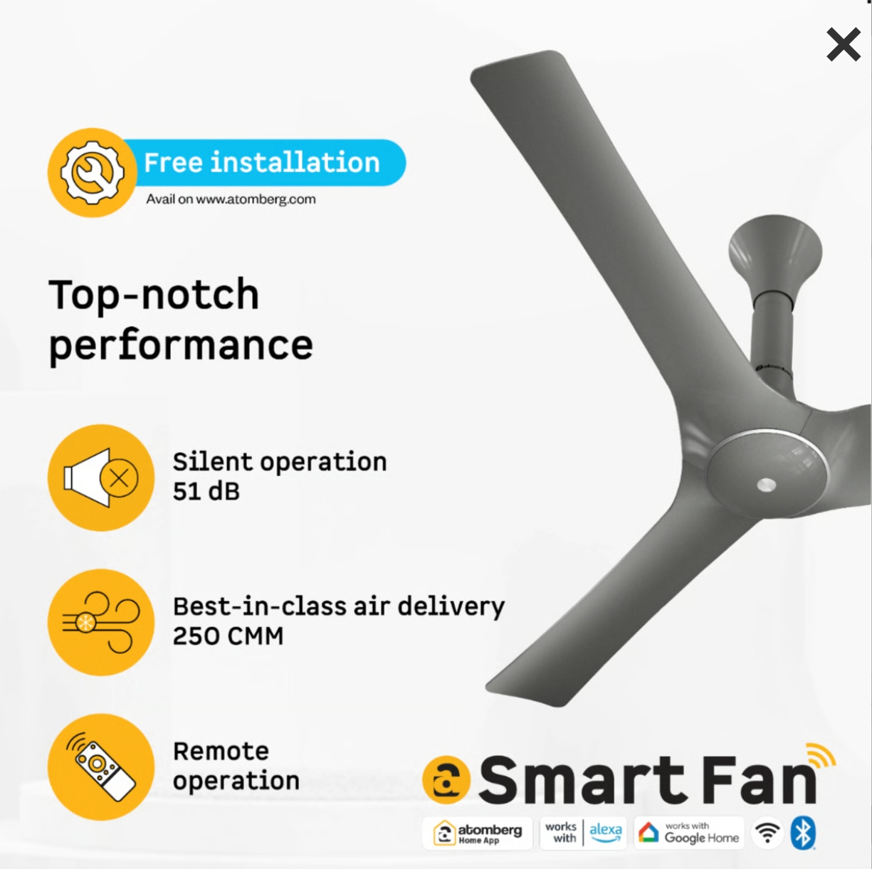 Aris Gladius Smart Ceiling Fan