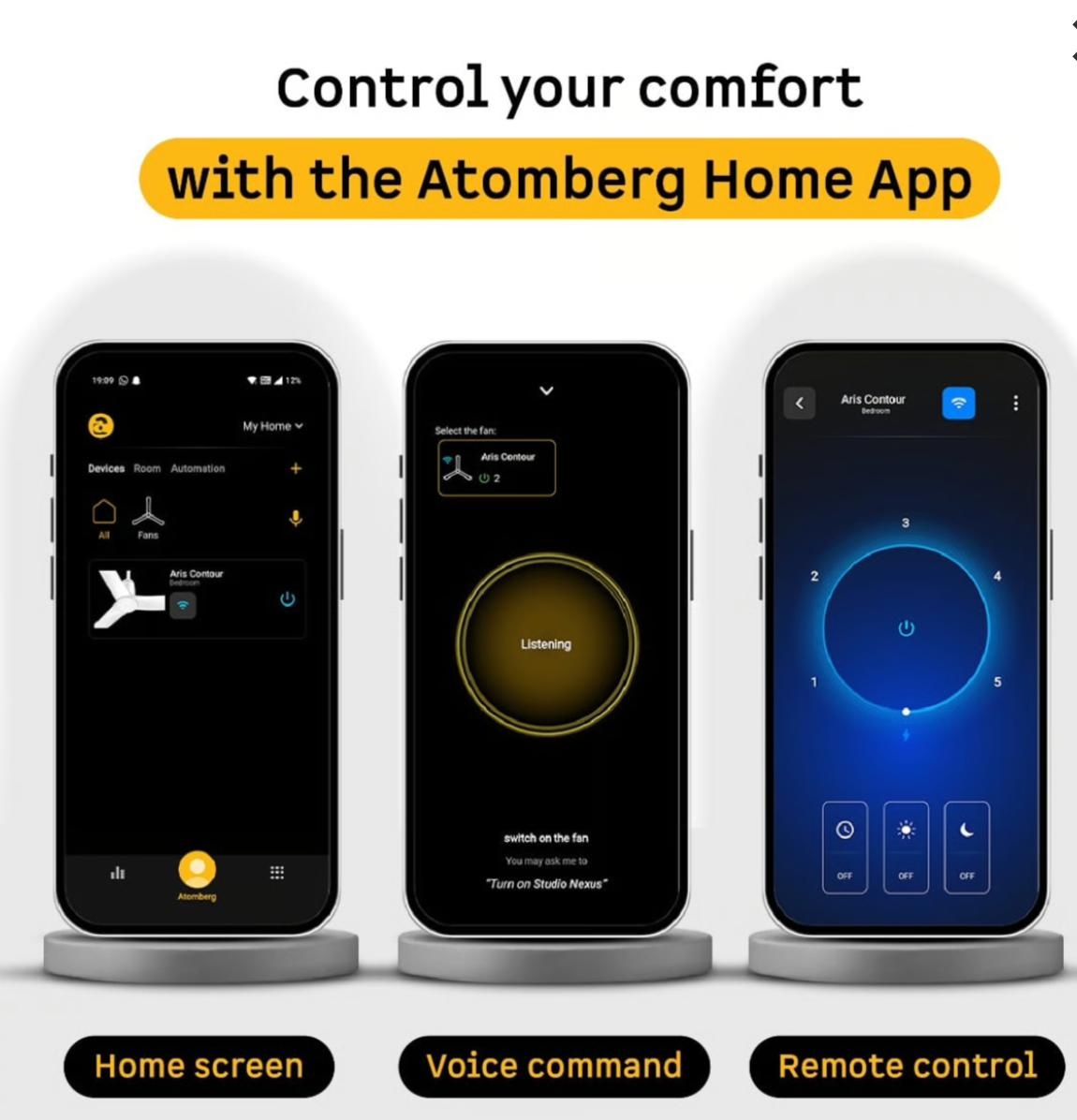 Aris Contour Smart Ceiling Fan