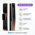 Atomberg Cypheo Elite Smart Door Lock (Rose Gold) | Wi-Fi | 8-Way Unlocking