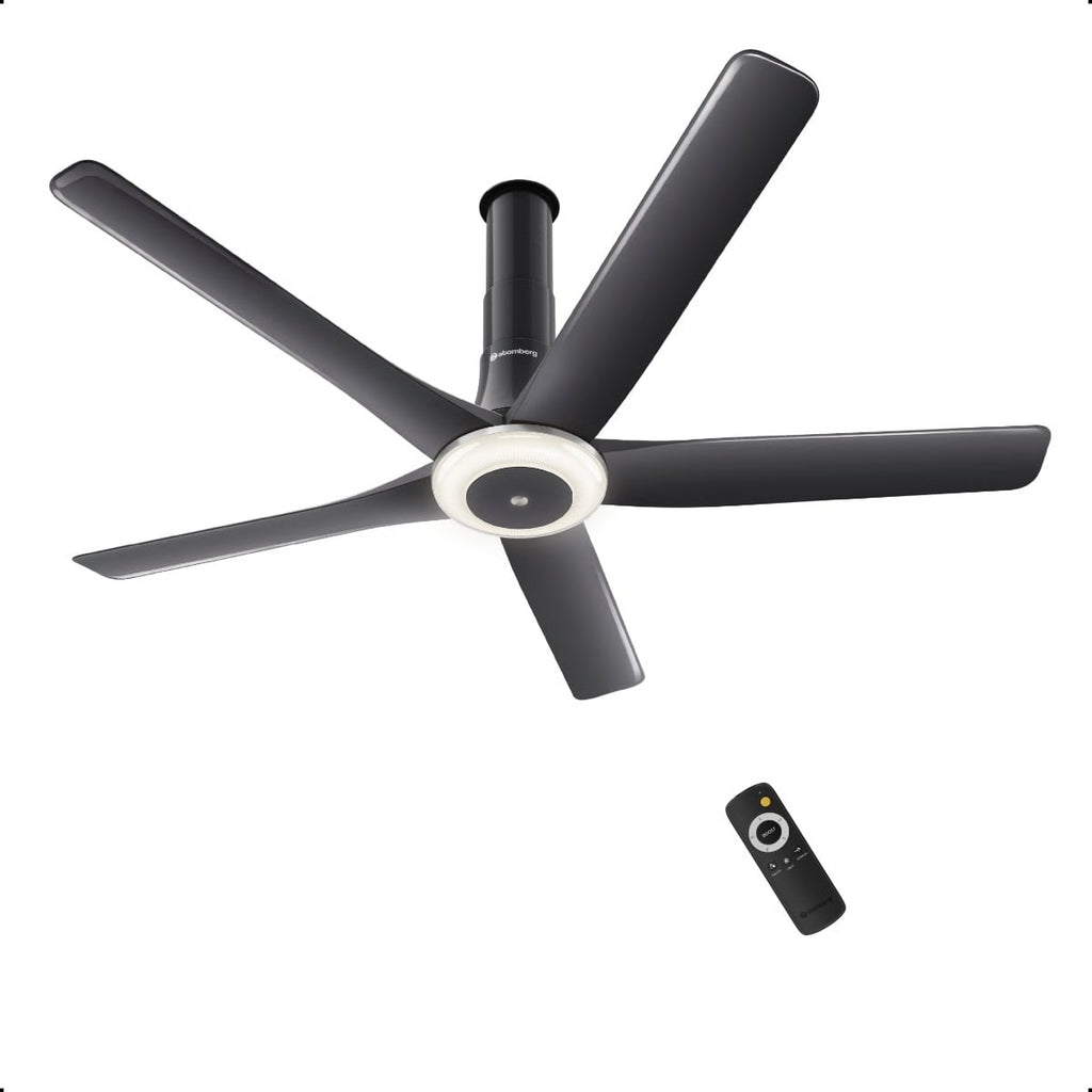 Atomberg Emperion Magna Smart 1280mm BLDC Ceiling Fan | Newly Launched | Remote Operated | BEE 5 Star Rated | Lava Grey (Gloss Metallic)
