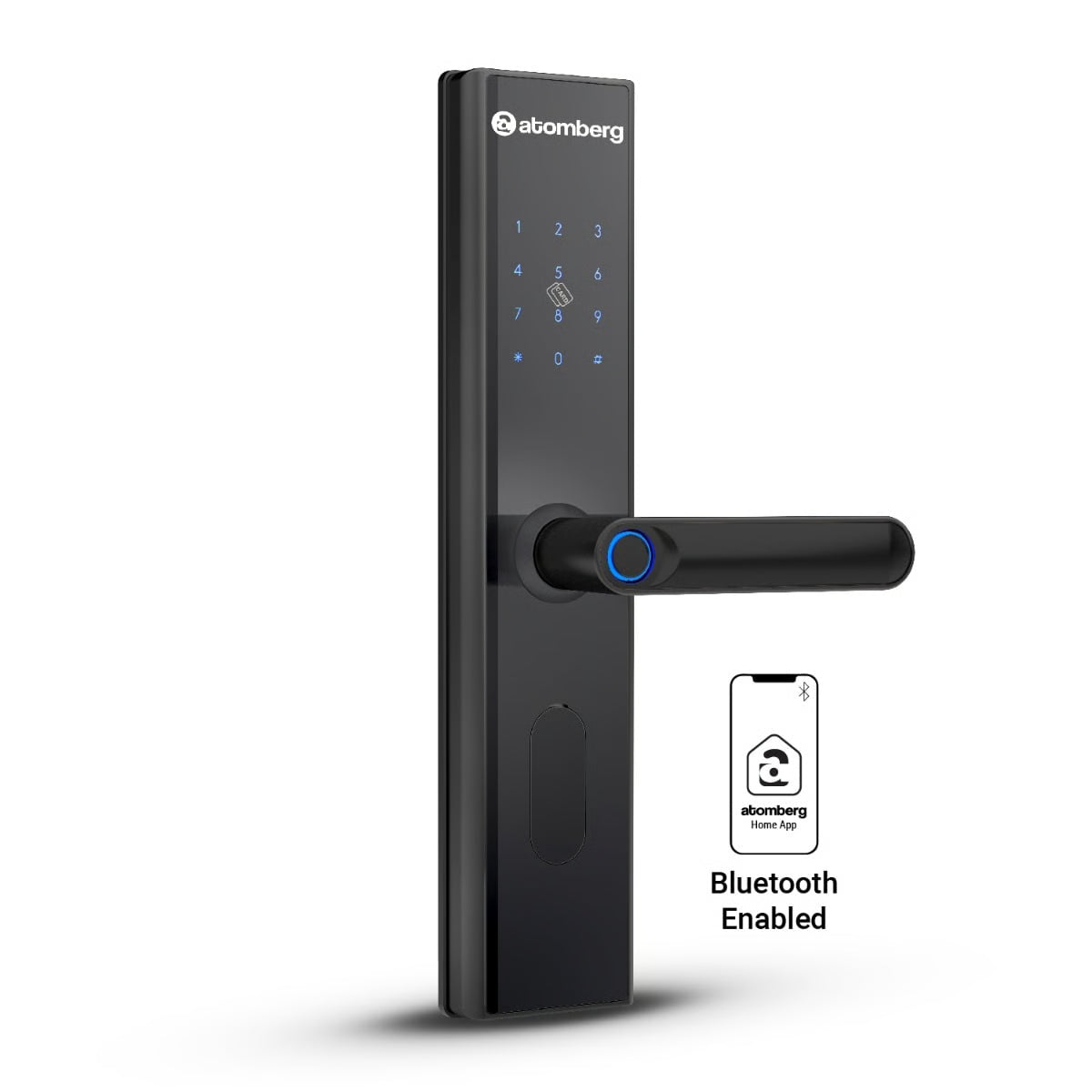 Atomberg SL 1 Smart Door Lock | Rose Gold | 6-Way Unlocking